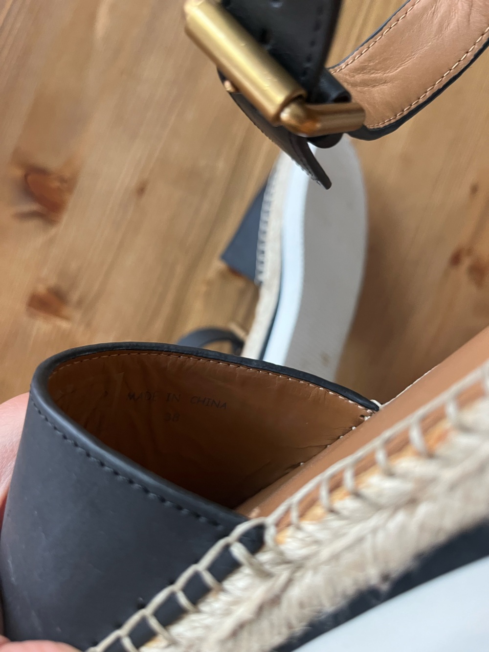 See by Chloe Black Espadrille Ankle-Strap Flats - Women - Picture 6 of 6